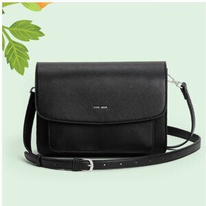 New! Pixie Mood Zoe Crossbody Bag Purse in Black Vegan Leather